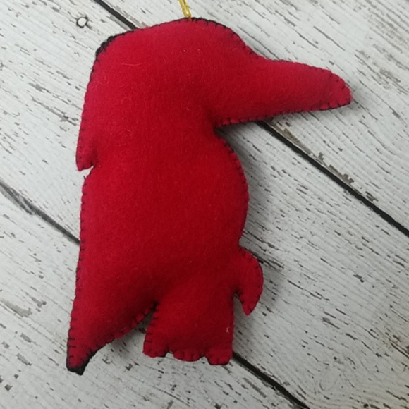 Alaskan Sparkly silhouette Eagle ornament - Picture 2 of 3